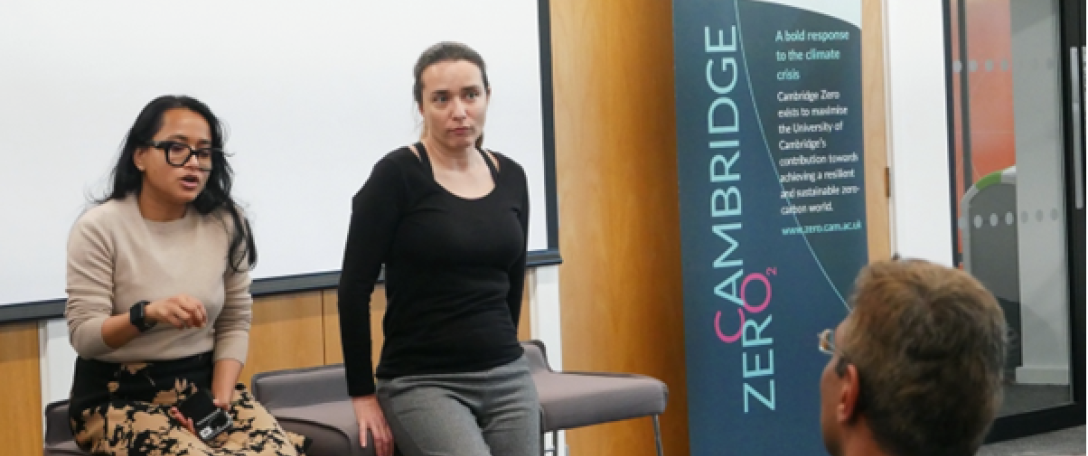 Dr Ronita Bardhan, Dr Lia Chatzidiakou, Credit: Cambridge Zero.