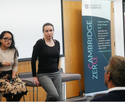 Dr Ronita Bardhan, Dr Lia Chatzidiakou, Credit: Cambridge Zero.